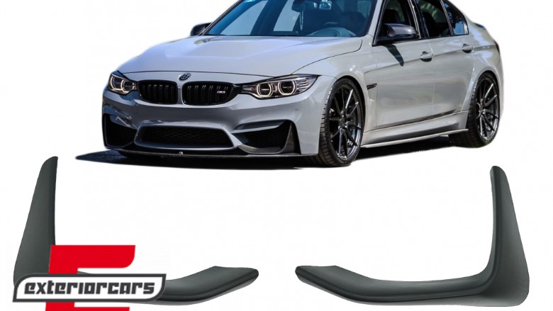 Prednji flapovi (crna) / BMW F80 M3 limuzina F82 coupe F83 cabrio M4 (2014-2019), FLSBMF80M