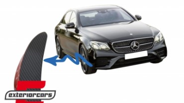 Prednji flapovi E43 E53 AMG dizajn (carbon look) / Mercedes W213 S213 C238 A238 (2016-2019), FFOCF