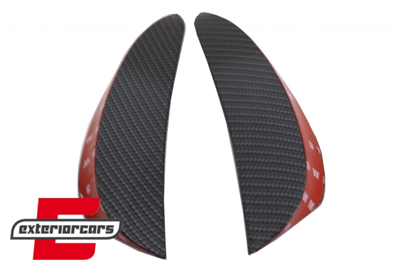 Prednji flapovi E43 E53 AMG dizajn (carbon look) / Mercedes W213 S213 C238 A238 (2016-2019), FFOCF