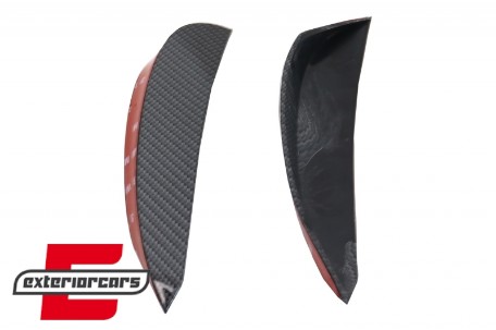 Prednji flapovi E43 E53 AMG dizajn (carbon look) / Mercedes W213 S213 C238 A238 (2016-2019), FFOCF