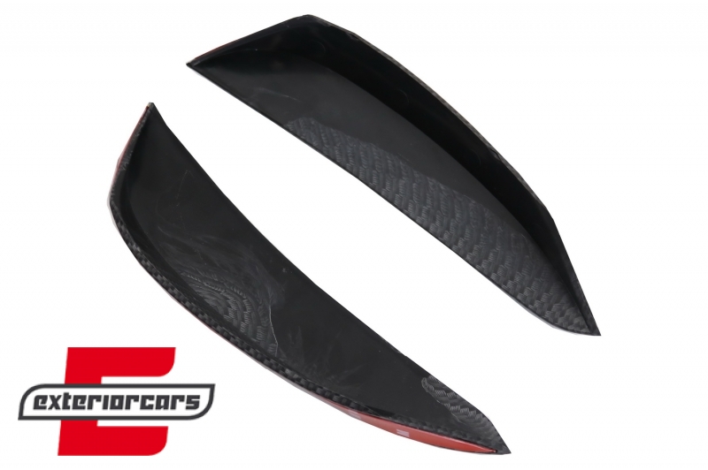 Prednji flapovi E43 E53 AMG dizajn (carbon look) / Mercedes W213 S213 C238 A238 (2016-2019), FFOCF