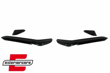 Prednji flapovi (piano crna) / VW Golf 7.5 5G R Hatchback (2017-2020), FBFOBG75RPB