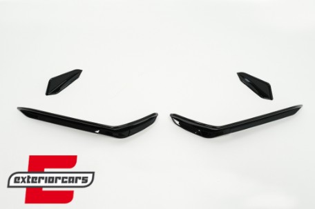 Prednji flapovi (piano crna) / VW Golf 7.5 5G R Hatchback (2017-2020), FBFOBG75RPB