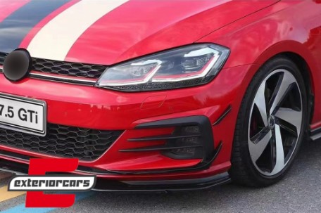 Prednji flapovi (piano crna) / VW Golf 7.5 GTI 5G Hatchback (2017-2020), FBFOBG75GTIPB