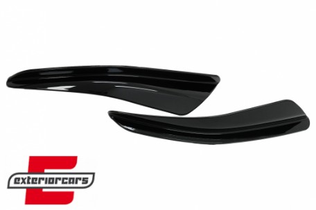 Prednji flapovi (piano crna) / VW Golf 8 Mk8 MQB GTI / R-Line (2020-), FBFOBG8GTIPB
