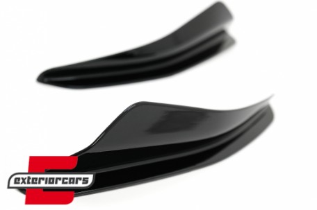 Prednji flapovi (piano crna) / VW Golf 8 Mk8 MQB GTI / R-Line (2020-), FBFOBG8GTIPB