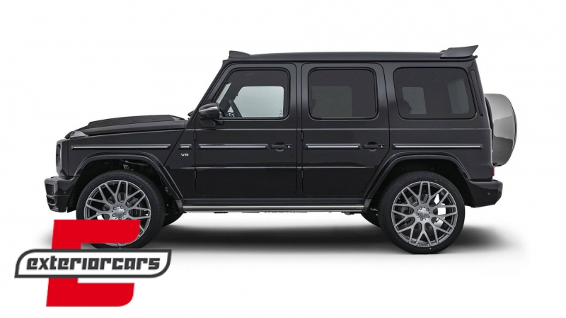 Prednji krovni spojler LED B-dizajn (pravi carbon) / Mercedes G-klasa W463 (1989-2017), FRSMBW463BC