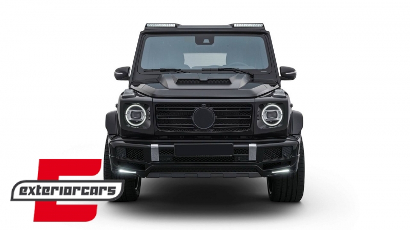 Prednji krovni spojler LED B-dizajn (pravi carbon) / Mercedes G-klasa W463 (1989-2017), FRSMBW463BC