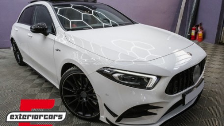 Prednji lip A35 AMG dizajn (piano crna) / MERCEDES A-klasa W177 V177 (04.2018-12.2022), FBLMBW177