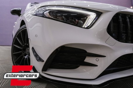 Prednji lip A35 AMG dizajn (piano crna) / MERCEDES A-klasa W177 V177 (04.2018-12.2022), FBLMBW177