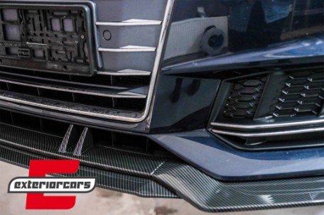 Prednji nastavak branika Carbon look / Audi A4 B9 8W S-Line (2016-2018), FBSAUA4B9ACF