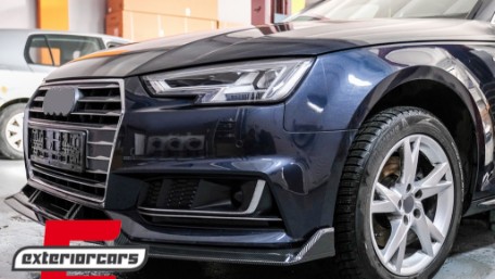 Prednji nastavak branika Carbon look / Audi A4 B9 8W S-Line (2016-2018), FBSAUA4B9ACF