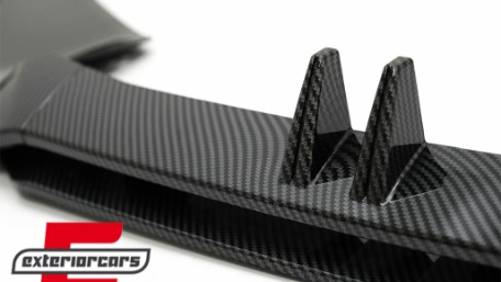 Prednji nastavak branika Carbon look / Audi A4 B9 8W S-Line (2016-2018), FBSAUA4B9ACF