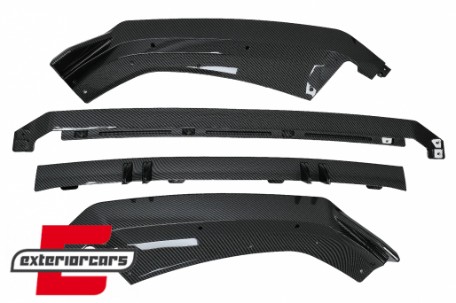 Prednji nastavak branika Carbon look / Audi A4 B9 8W S-Line (2016-2018), FBSAUA4B9ACF