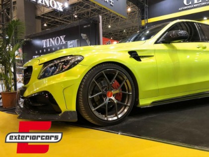 Prednji nastavak branika (carbon) / Mercedes C-klasa W205 S205 A205 C205 (2014-2019), FBLMBW205CFR