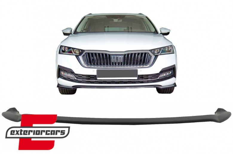 Prednji nastavak branika (crna) / Skoda Octavia MK4 (2020-), FBSPSKOMK4