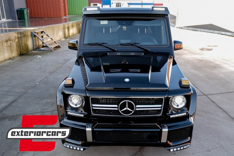 Prednji nastavak branika LED DRL B-dizajn / Mercedes G-klasa W463 (1989-2017), FBSMBW463B