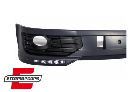 Prednji nastavak branika LED DRL Sportline dizajn / VW Transporter Multivan Caravelle T5 T5.1 Facelift (2010-2015), FBSVWT5B