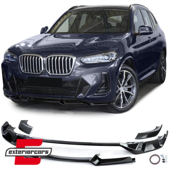Prednji nastavak branika M-Performance dizajn (piano crna) / BMW X3 G01 LCI (2021-) M Sport, 41752