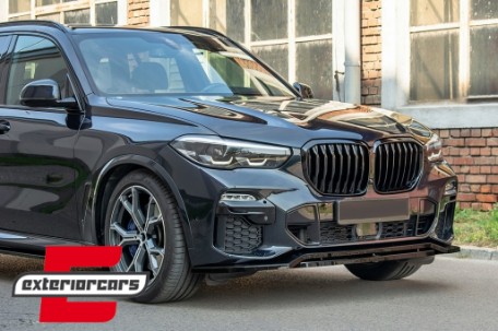 Prednji nastavak branika M Sport dizajn (piano crna) / BMW X5 G05 M paket (2018-2022), FBSBMG05PB