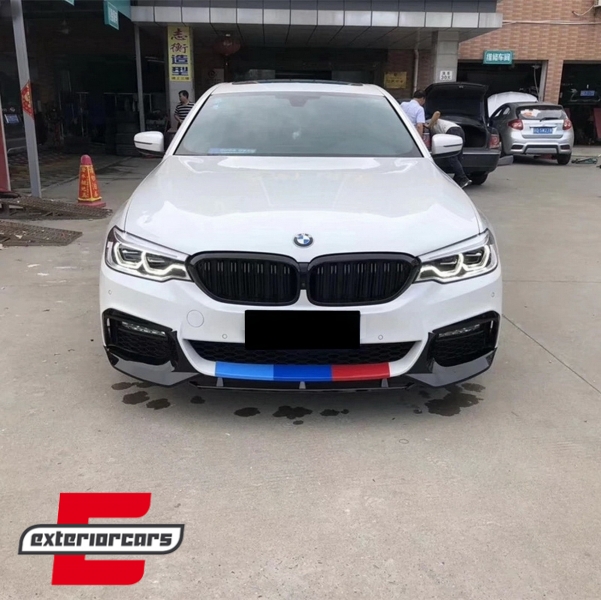 Prednji nastavak branika M5 dizajn (piano crna) / BMW serije 5 G30 G31 limuzina karavan (2017-2019), FBSBMG30M5