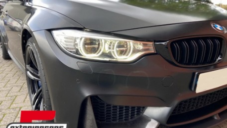 Prednji nastavak branika (mat crna) / BMW F80 M3 limuzina F82 M4 Coupe F83 M4 Cabrio (2014-2019), FBSBMF80M
