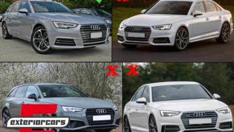 Prednji nastavak branika (piano crna) / Audi A4 B9 8W limuzina karavan (2016-2018), 8W0805900