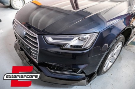 Prednji nastavak branika (piano crna) / Audi A4 B9 8W S-Line (2016-2018), FBSAUA4B9APB