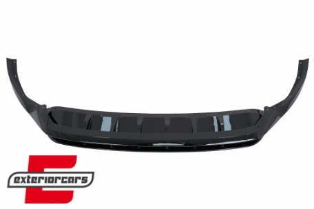 Prednji nastavak branika (piano crna) / Audi Q8 S-Line (2018-2023), 43556