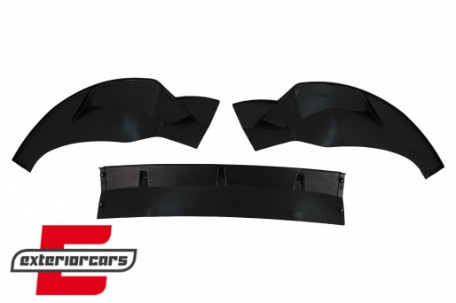 Prednji nastavak branika (piano crna) / BMW X3 G01 X4 G02 (2018-2021) M Sport, FBSBMG01MBT