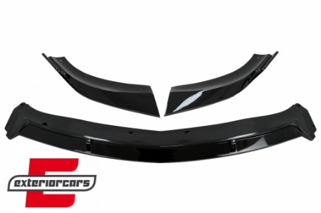 Prednji nastavak branika (piano crna) / Mercedes CLA C117 X117 Sport Line (2016-2018), FBSPMBC117PB