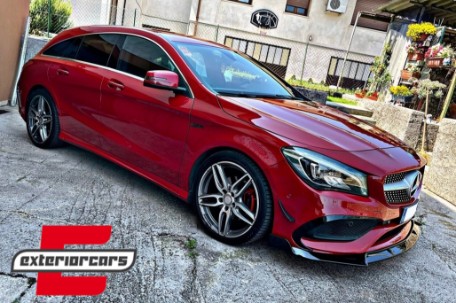 Prednji nastavak branika (piano crna) / Mercedes CLA C117 X117 Sport Line (2016-2018), FBSPMBC117PB