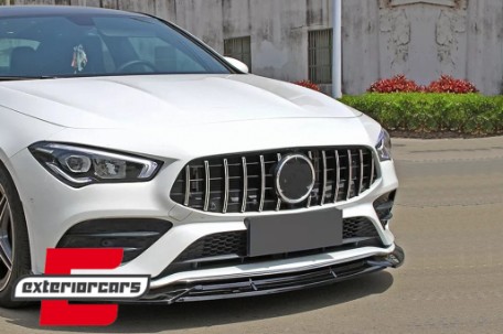 Prednji nastavak branika (piano crna) / Mercedes CLA X118 C118 Sport Line CLA35 (2019-2023), FBSMBW118