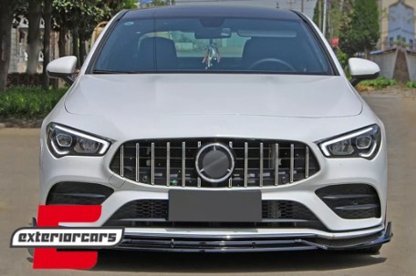 Prednji nastavak branika (piano crna) / Mercedes CLA X118 C118 Sport Line CLA35 (2019-2023), FBSMBW118