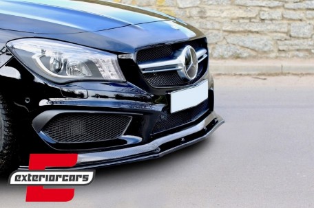 Prednji nastavak branika (piano crna) / MERCEDES CLA45 C117 X117 (2013-2016), FBSMBW117AMG