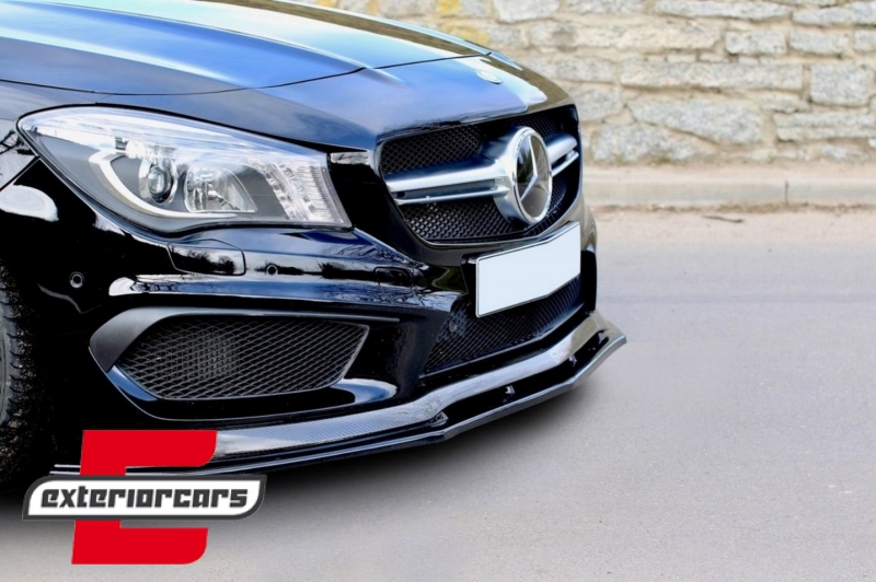Prednji nastavak branika (piano crna) / MERCEDES CLA45 C117 X117 (2013-2016), FBSMBW117AMG