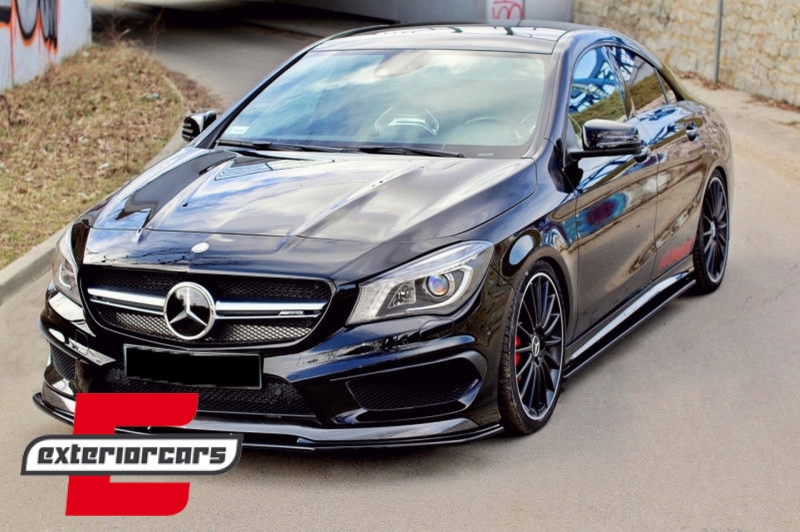 Prednji nastavak branika (piano crna) / MERCEDES CLA45 C117 X117 (2013-2016), FBSMBW117AMG