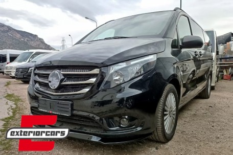 Prednji nastavak branika (piano crna) / Mercedes V-klasa W447 (2014-2019), FBLMBW447