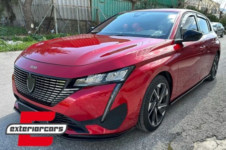 Prednji nastavak branika (piano crna) / Peugeot 308 Mk3 (2021-), FBSPE308MK3