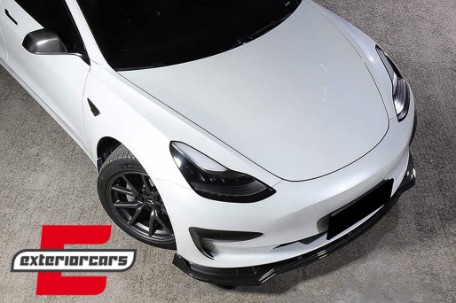 Prednji nastavak branika (piano crna) / Tesla Model 3 (2017-), 89664CF