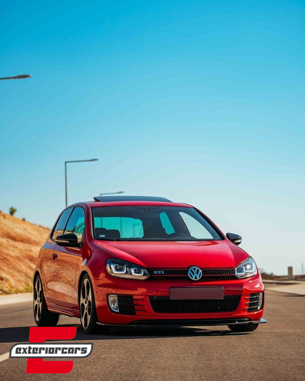 Prednji nastavak branika (piano crna) / VW Golf VI 6 MK6 GTI (2009-2013), 40103