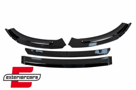 Prednji nastavak branika (piano crna) / VW Polo AW MK6 (2018-2021), FBSVWPOMK6DPB