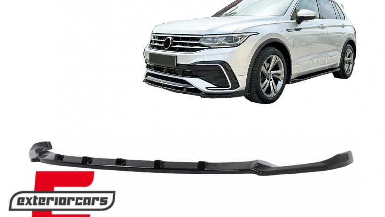Prednji nastavak branika (piano crna) / VW Tiguan II Mk2 R / R Line Facelift (2020-2023), FBSVWTIRL