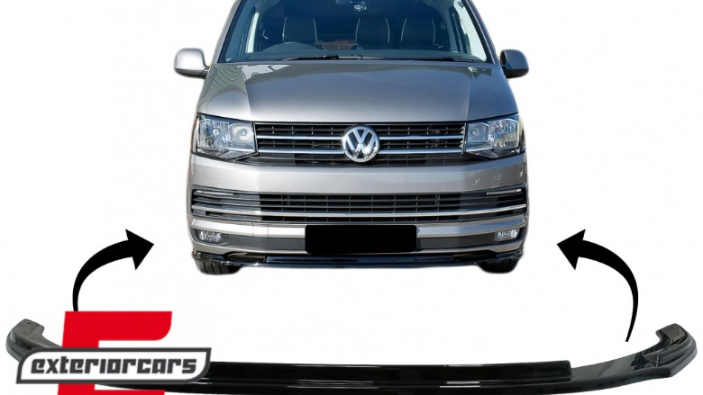 Prednji nastavak branika (piano crna) / VW Transporter T6 (2015-), FBSVWT6OE