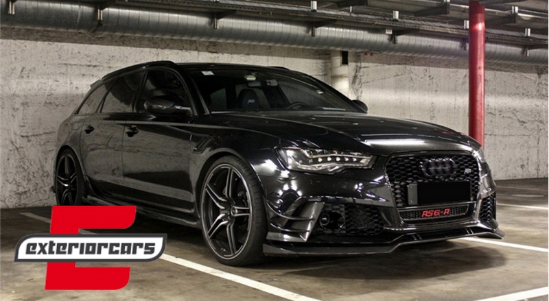 Prednji nastavak branika (pravi carbon) / Audi A6 C7 4G RS6 (2011-2018), FBSAUA64GRSC