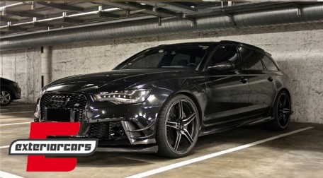 Prednji nastavak branika (pravi carbon) / Audi A6 C7 4G RS6 (2011-2018), FBSAUA64GRSC