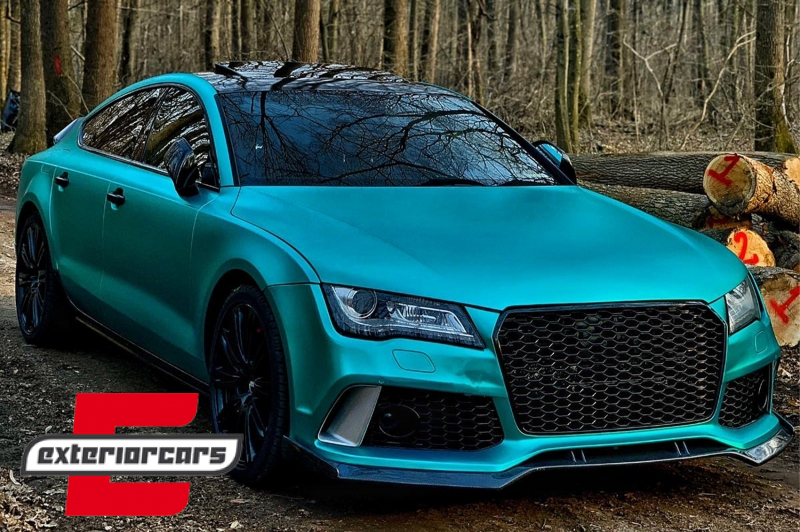 Prednji nastavak branika (pravi karbon) / Audi A7 RS7 4G (2010-2018), FBSAUA74GFRSC