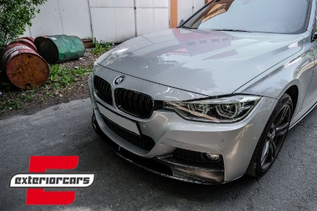 Prednji splitter & difuzor zraka M-Performance dizajn (karbonski premaz) / BMW serije 3 F30 F31 (2011-2019), COFBSBMF30MPCFRD