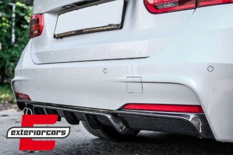 Prednji splitter & difuzor zraka M-Performance dizajn (karbonski premaz) / BMW serije 3 F30 F31 (2011-2019), COFBSBMF30MPCFRD