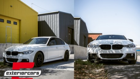 Prednji splitter M-Performance dizajn (mat crna) / BMW serije 3 F30 F31 (2011-2019), 40629